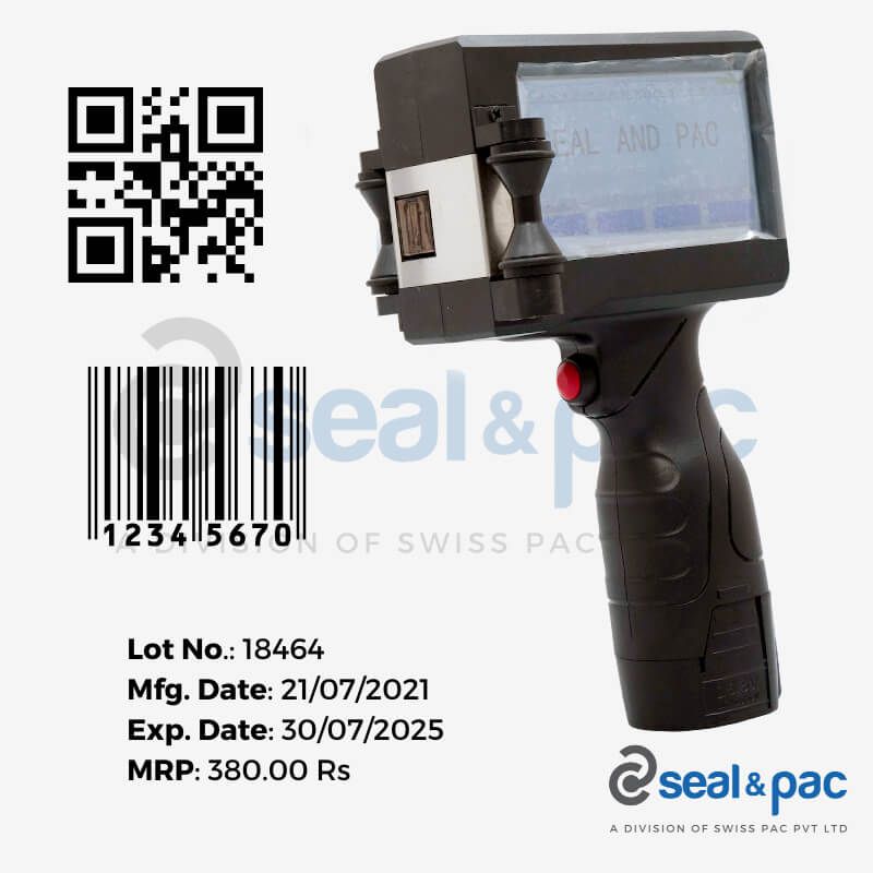 Automatic Handheld Inkjet Batch Coding Machine